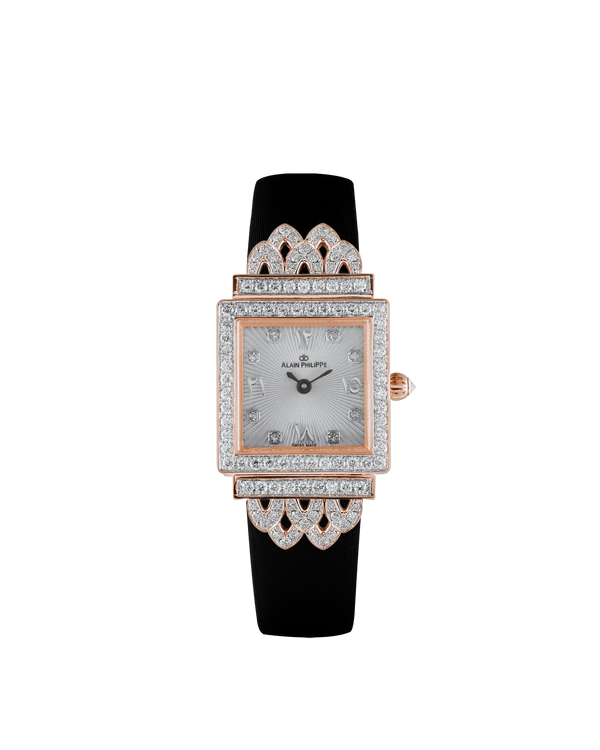 Alain Philippe Gaïa Crown, round diamonds, rose gold