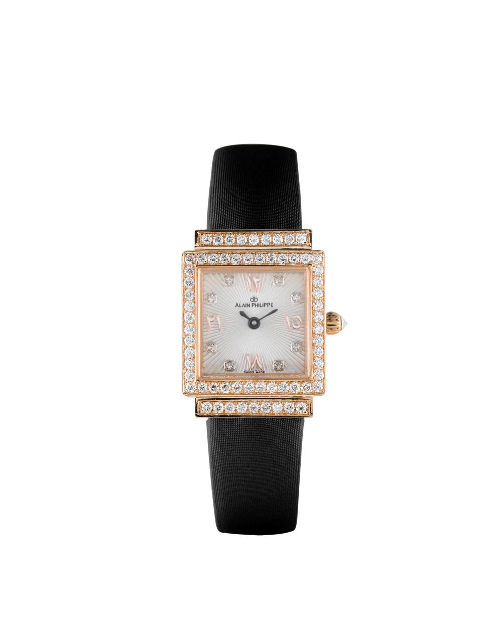 Alain Philippe Gaïa Court, round diamonds, rose gold