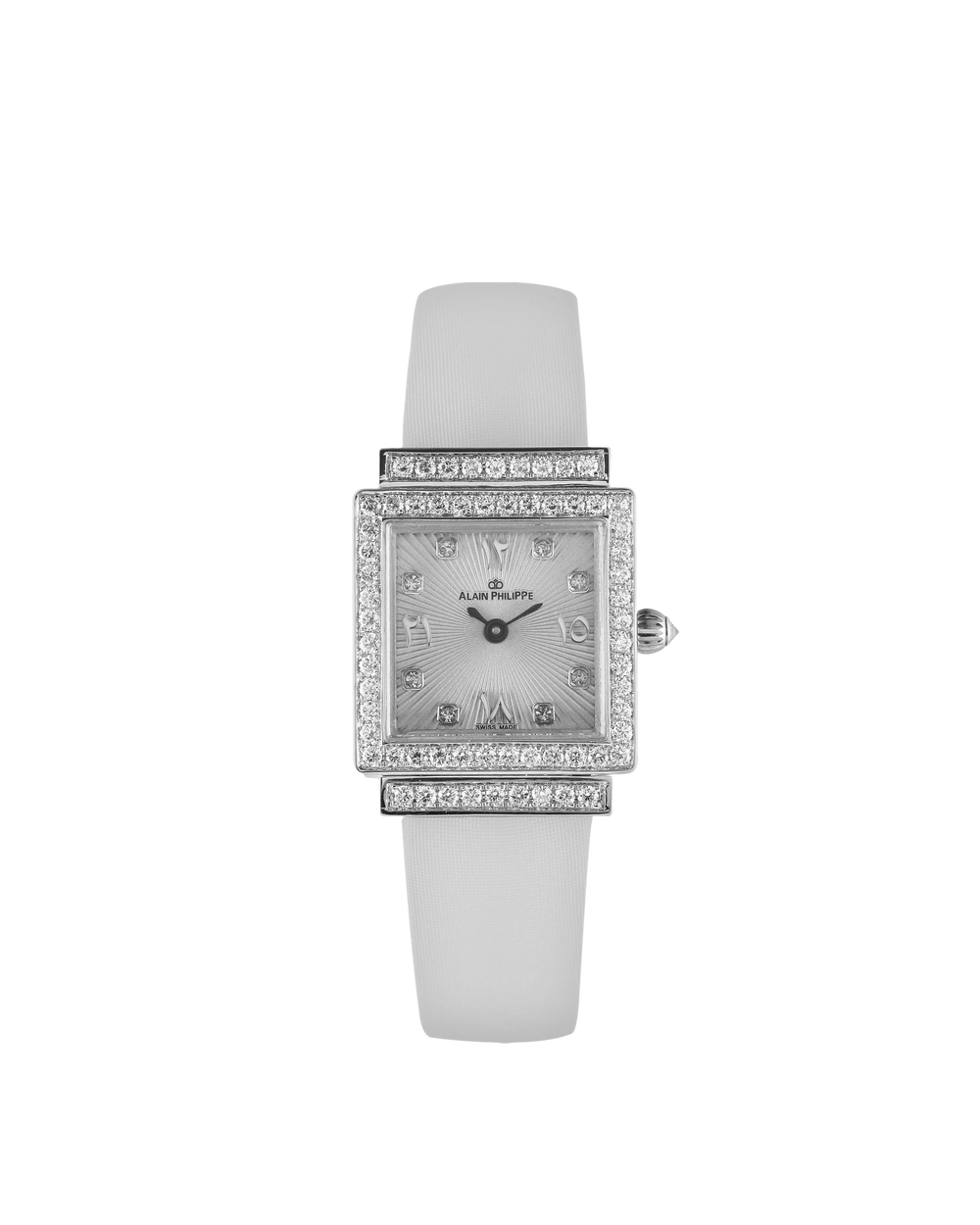 Alain Philippe Gaïa Court, round diamonds, white gold