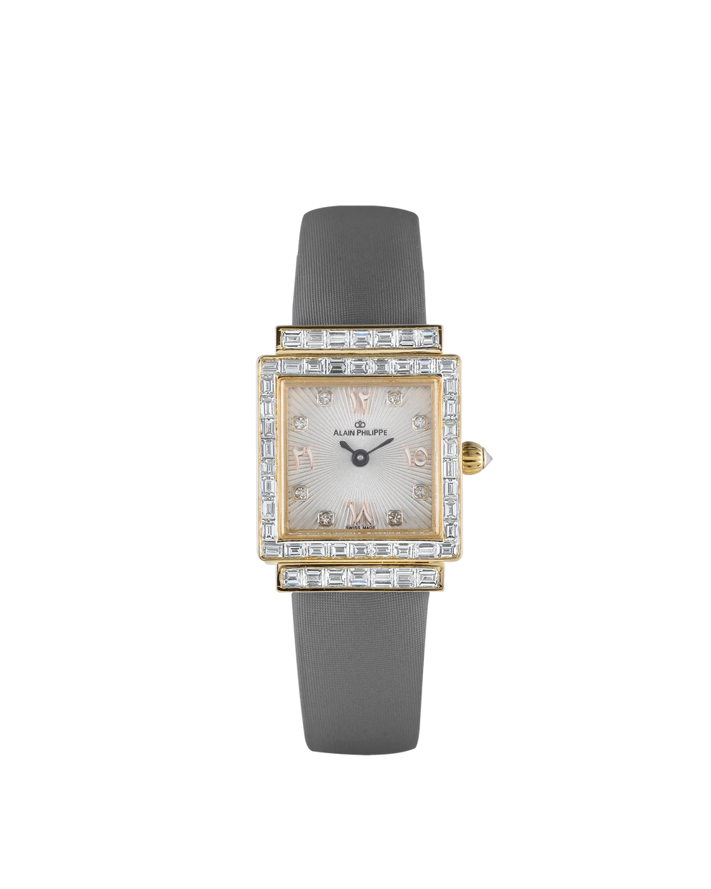 Alain Philippe Gaïa Court, baguette diamonds, yellow gold