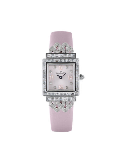 Alain Philippe Gaïa Crown, baguette diamonds, white gold