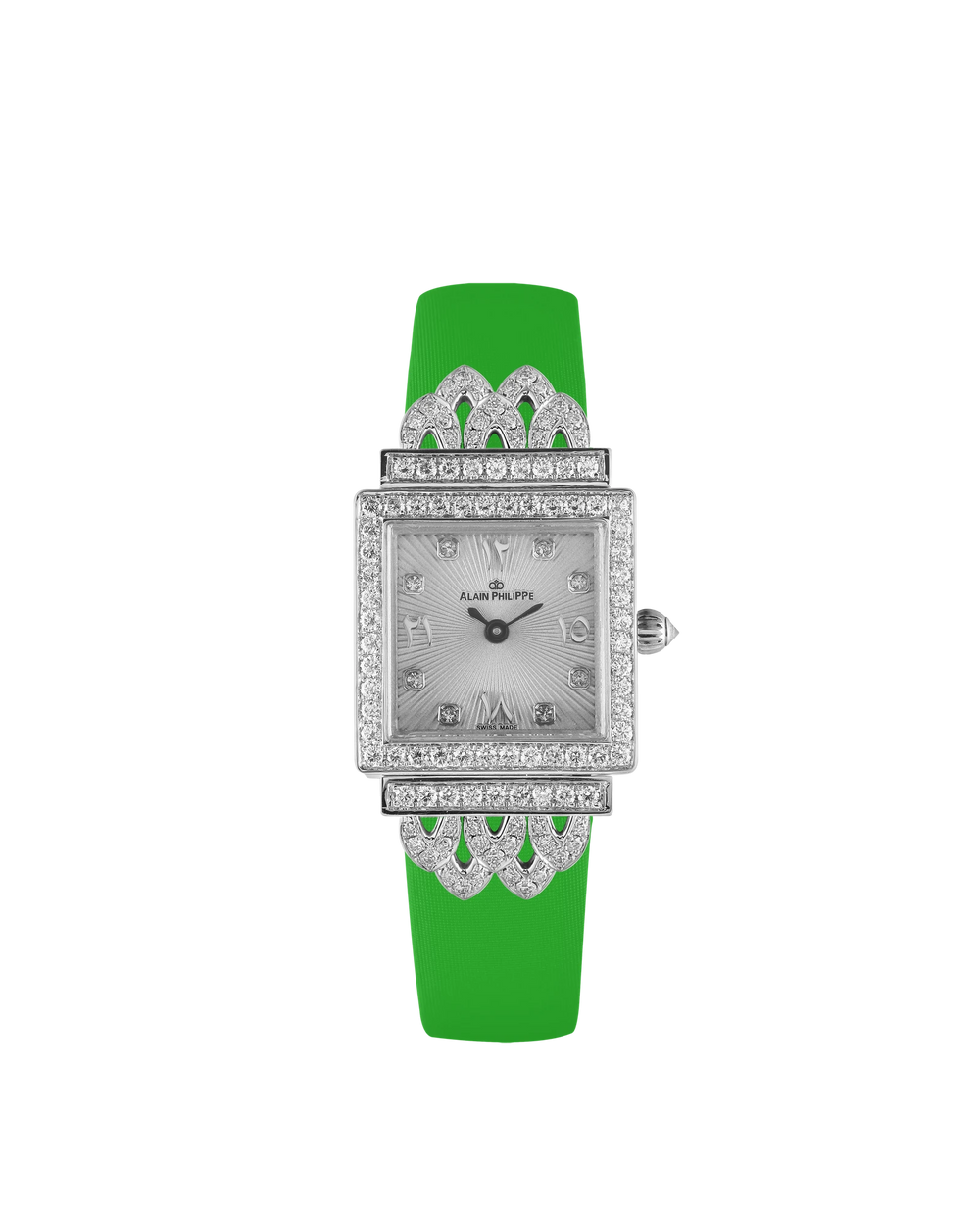 Alain Philippe Gaïa Crown, round diamonds, white gold
