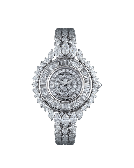Alain Philippe Glamour, white gold, full diamond bracelet
