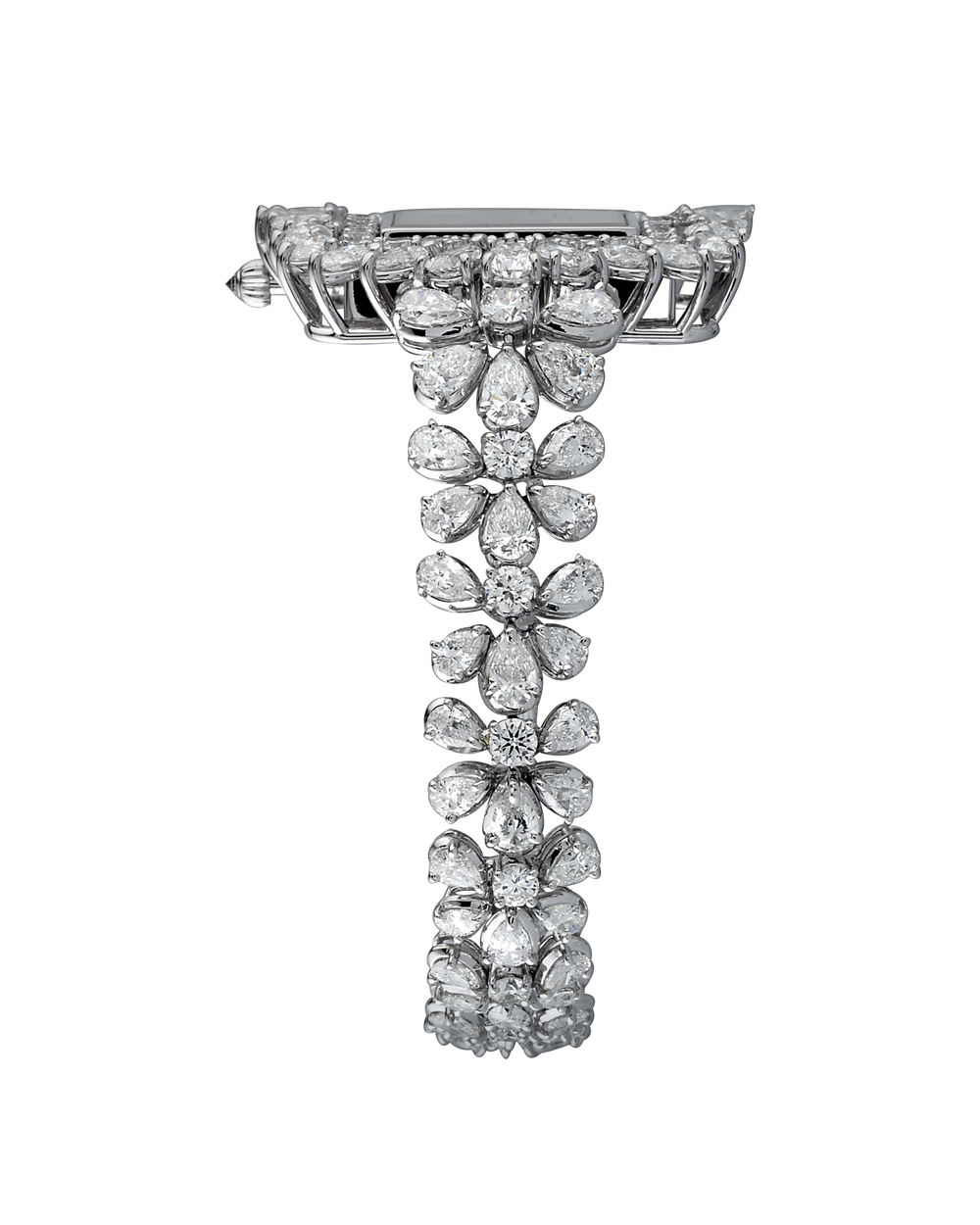 Alain Philippe Royal, white gold, full diamond bracelet, second view