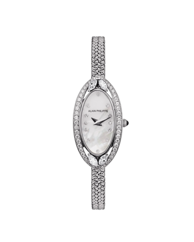 Alain Philippe Silhouette pavé, Full White Gold