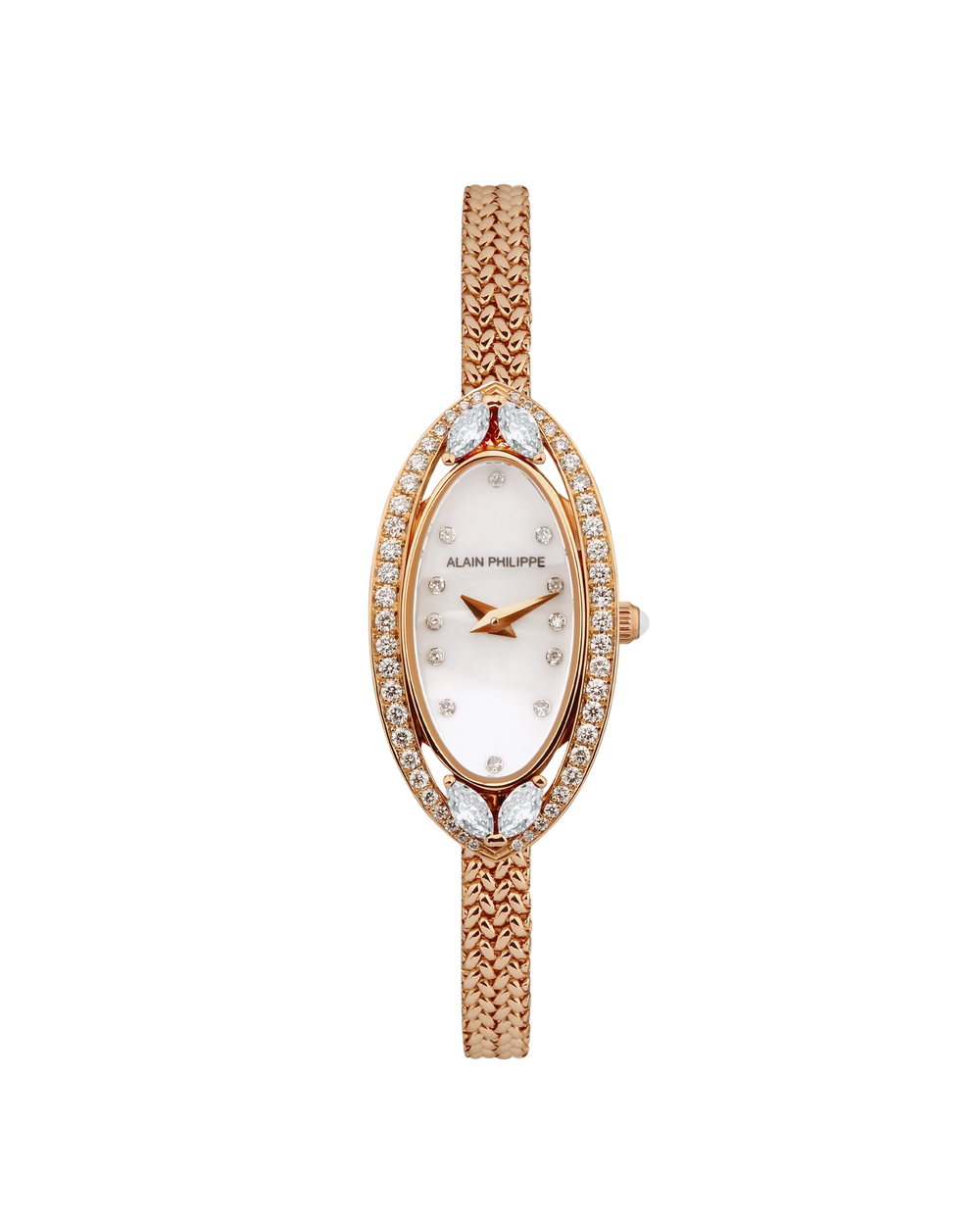 Alain Philippe Silhouette pavé, Full Rose Gold