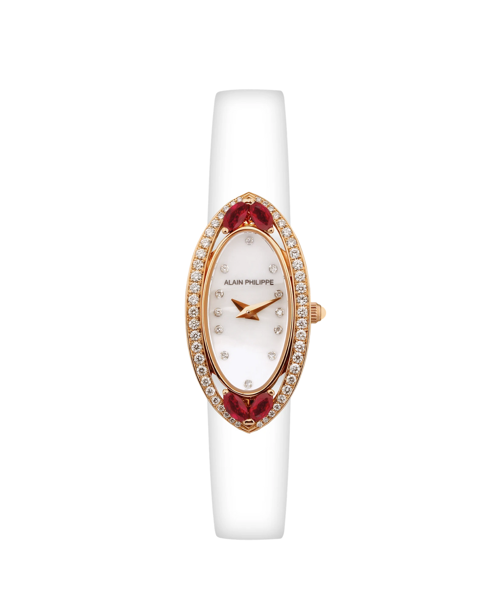 Alain Philippe Silhouette pavé strap with ruby