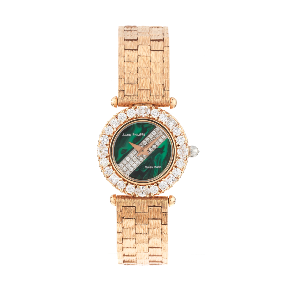 Luxury watch with diamonds